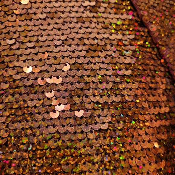 ASOS Orange Sequin Dress Taylor Swift Life of a Showgirl - Picture 4 of 8